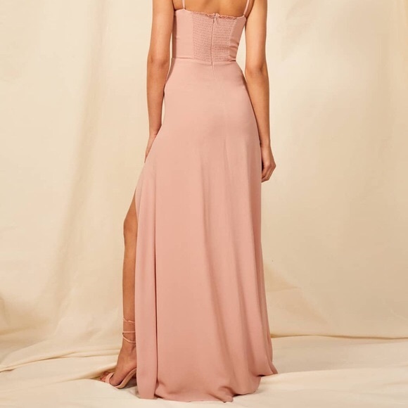 Ingrid Dress in Blush, Size 6 - Picture 3 of 4